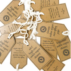 Thẻ Bài Giấy Kraft/Tag Giấy Kraft Quần Áo (Mẫu 1)