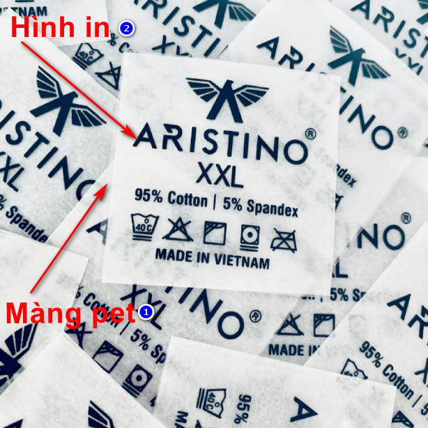 2 Thành phần nhãn ép nhiệt