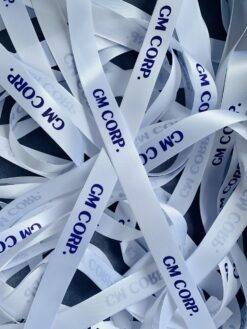 Ruy Băng Voan Trắng In Theo Yêu Cầu - GM CORP